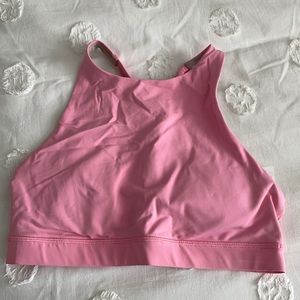 Lululemon High Neck Long Line Energy Bra